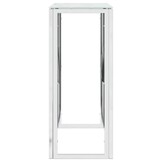 VidaXL Wandtafel Roestvrij Staal & Glas - 70x30x70 cm - 66% Korting!