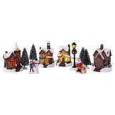 Kerstdorp met LED-verlichting - 76% Korting