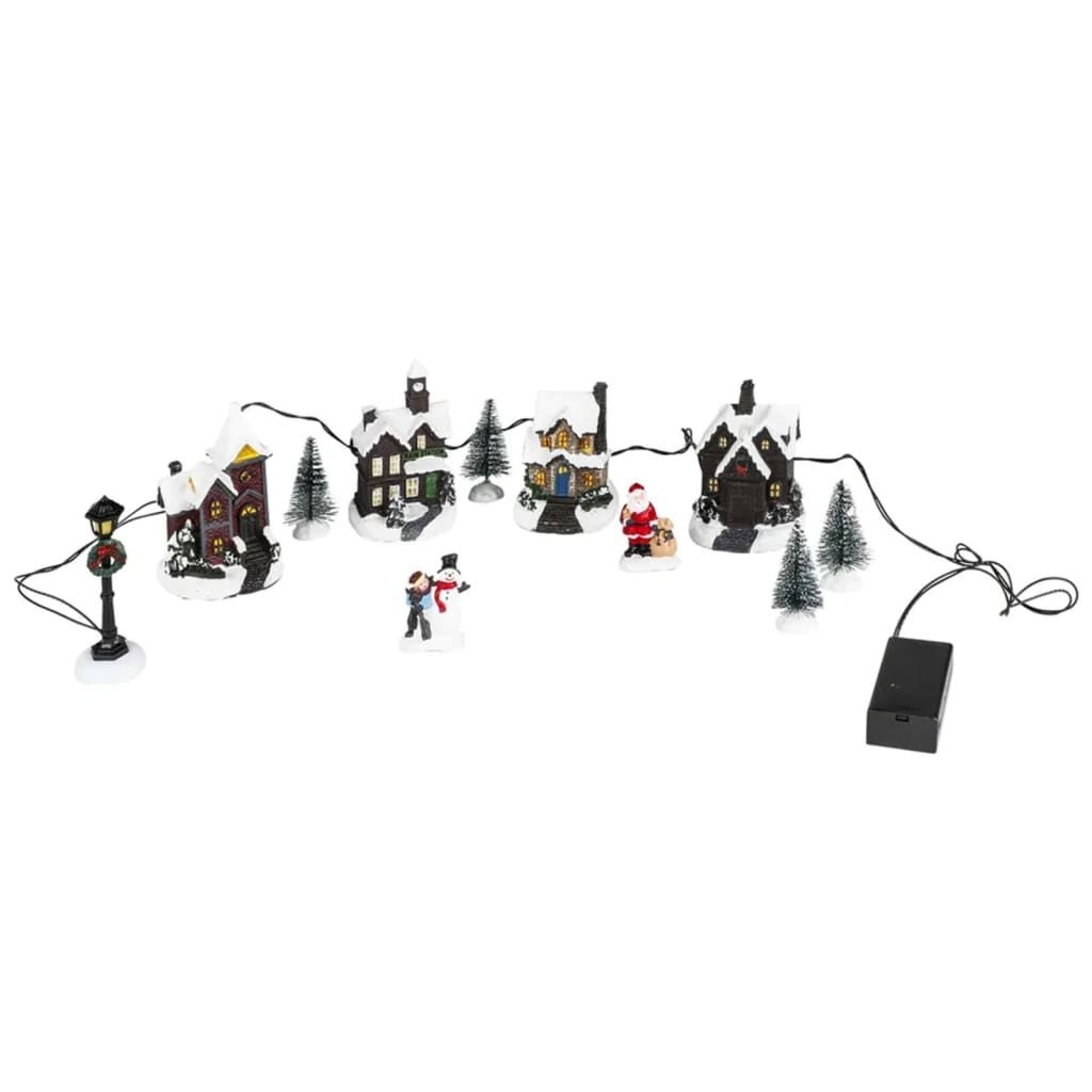 Kerstdorp met LED-verlichting - 76% Korting