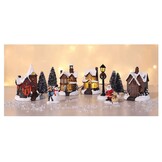 Kerstdorp met LED-verlichting - 76% Korting