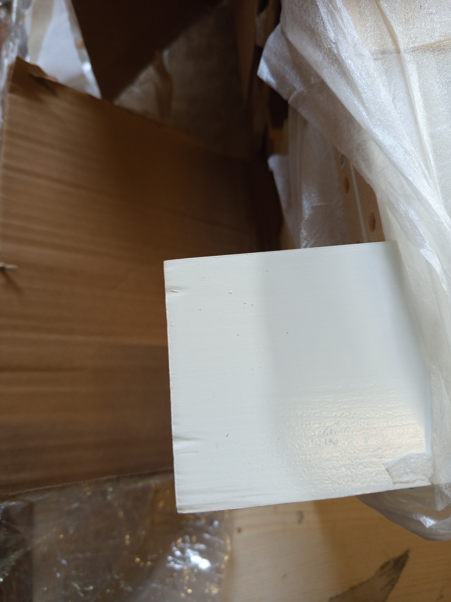 vidaXL Bedframe massief grenenhout wit 200x200 cm