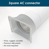 Afvoerslangkoppeling airconditioning 150 mm ABS