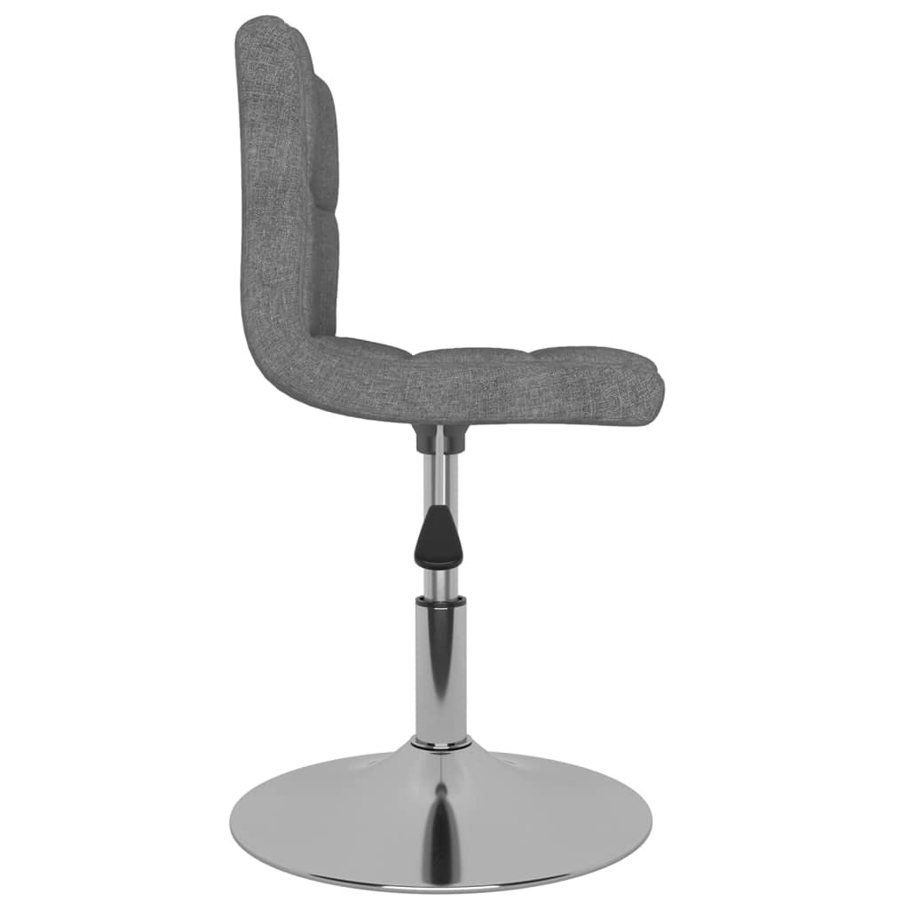 vidaXL Draaibare Eetkamerstoelen 2-stuks Lichtgrijs (43% Korting!)