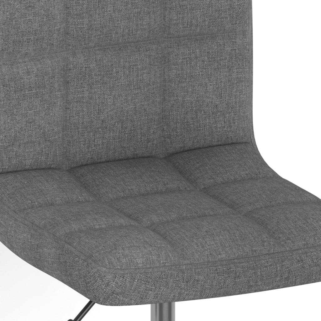 vidaXL Draaibare Eetkamerstoelen 2-stuks Lichtgrijs (43% Korting!)