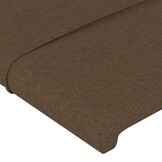 vidaXL Hoofdborden Set 2x (100x5x78/88cm) Stof Donkerbruin - 55% Korting