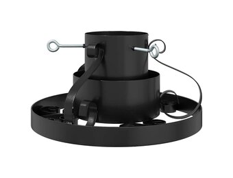 vidaXL Kerstboomstandaard Zwart 29cm - 58% Korting