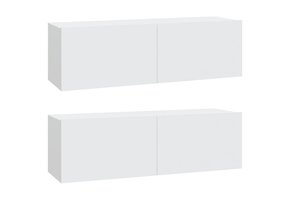 Retourtje: VidaXL TV-meubels 2 st. (100cm) Wit - 47% Korting