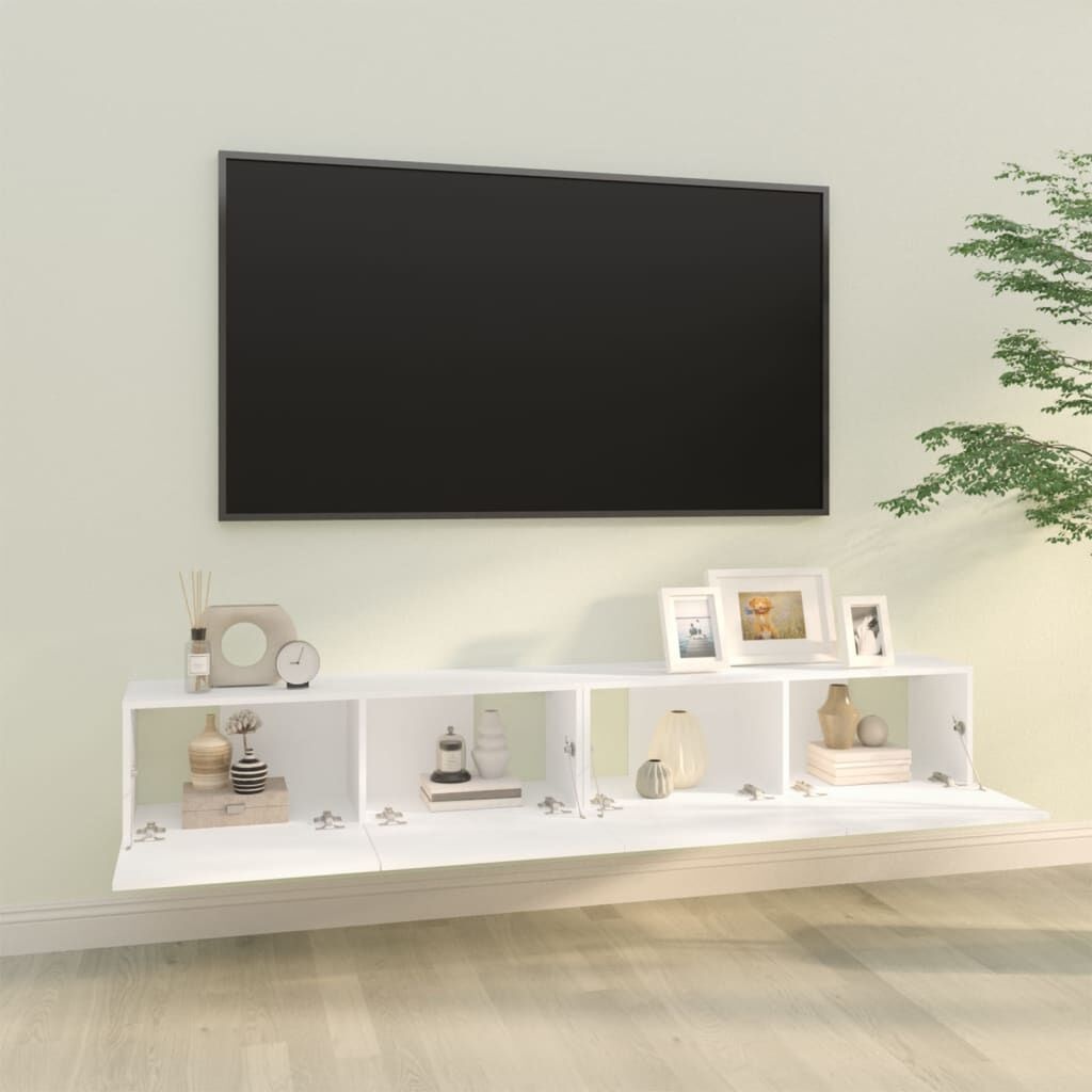Retourtje: VidaXL TV-meubels 2 st. (100cm) Wit - 47% Korting