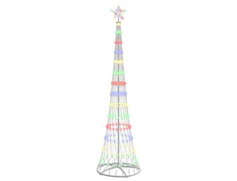 vidaXL LED Kerstboom Multikleur - 250 cm - 59% Korting