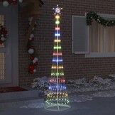 vidaXL LED Kerstboom Multikleur - 250 cm - 59% Korting