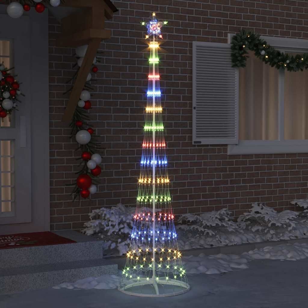 vidaXL LED Kerstboom Multikleur - 250 cm - 59% Korting