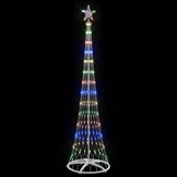 vidaXL LED Kerstboom Multikleur - 250 cm - 59% Korting