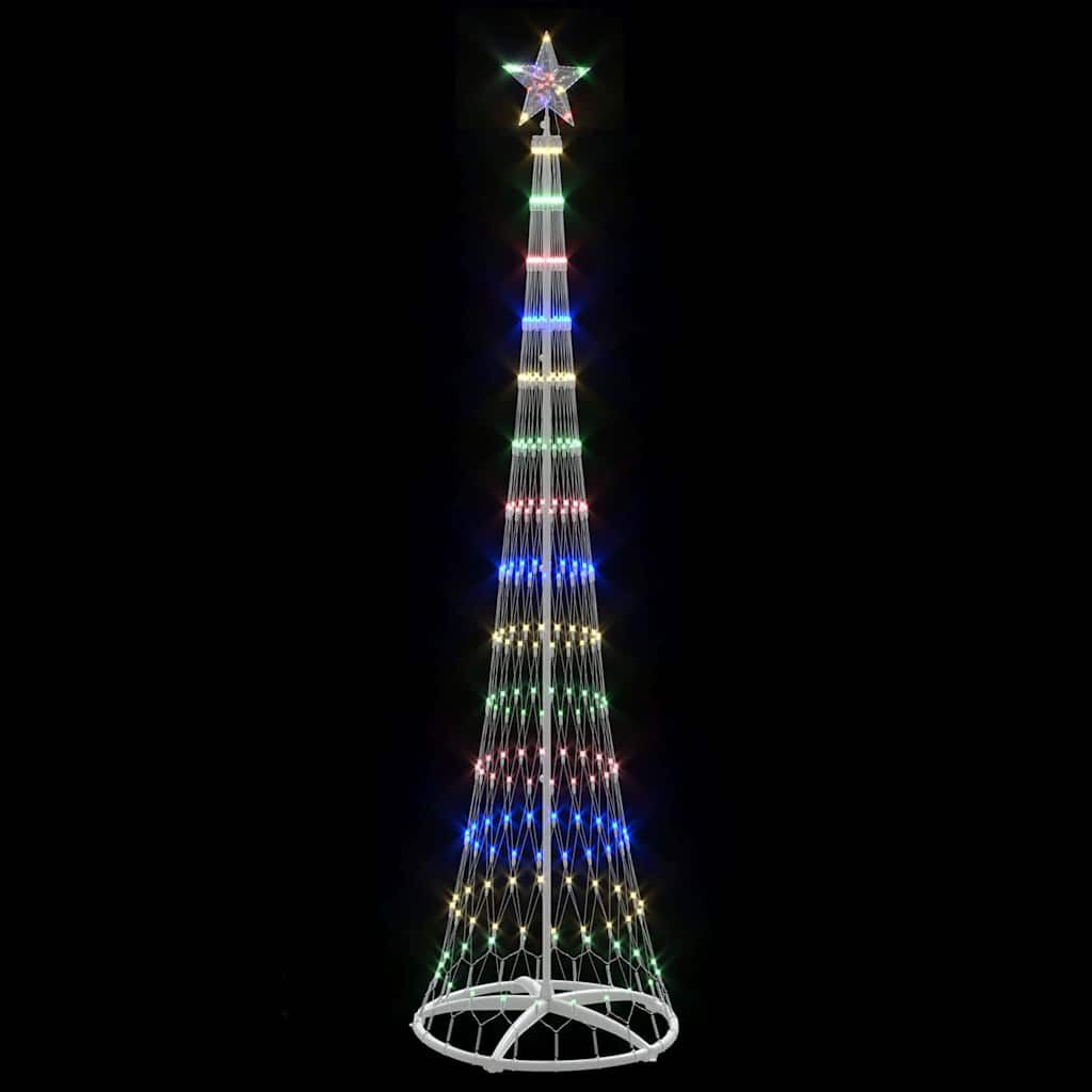 vidaXL LED Kerstboom Multikleur - 250 cm - 59% Korting