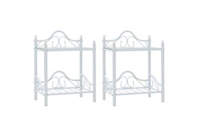 VidaXL Nachtkastjes Wit - 45x30,5x60 cm - 48% Korting