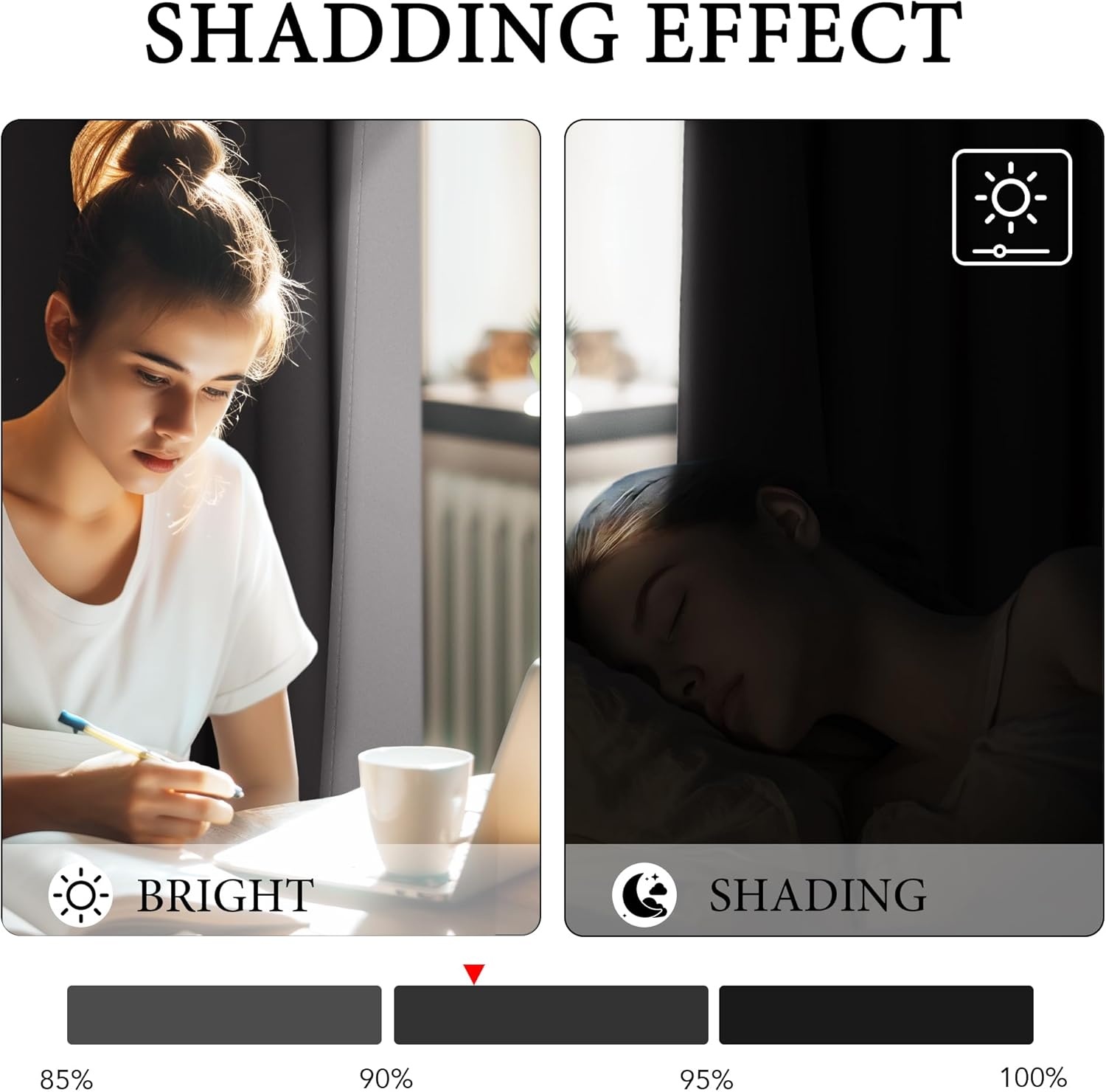 Verduisterend Thermo Gordijn Kant en Klaar Grijs 1 Stuk B 132 x H 210 cm met Oogjes