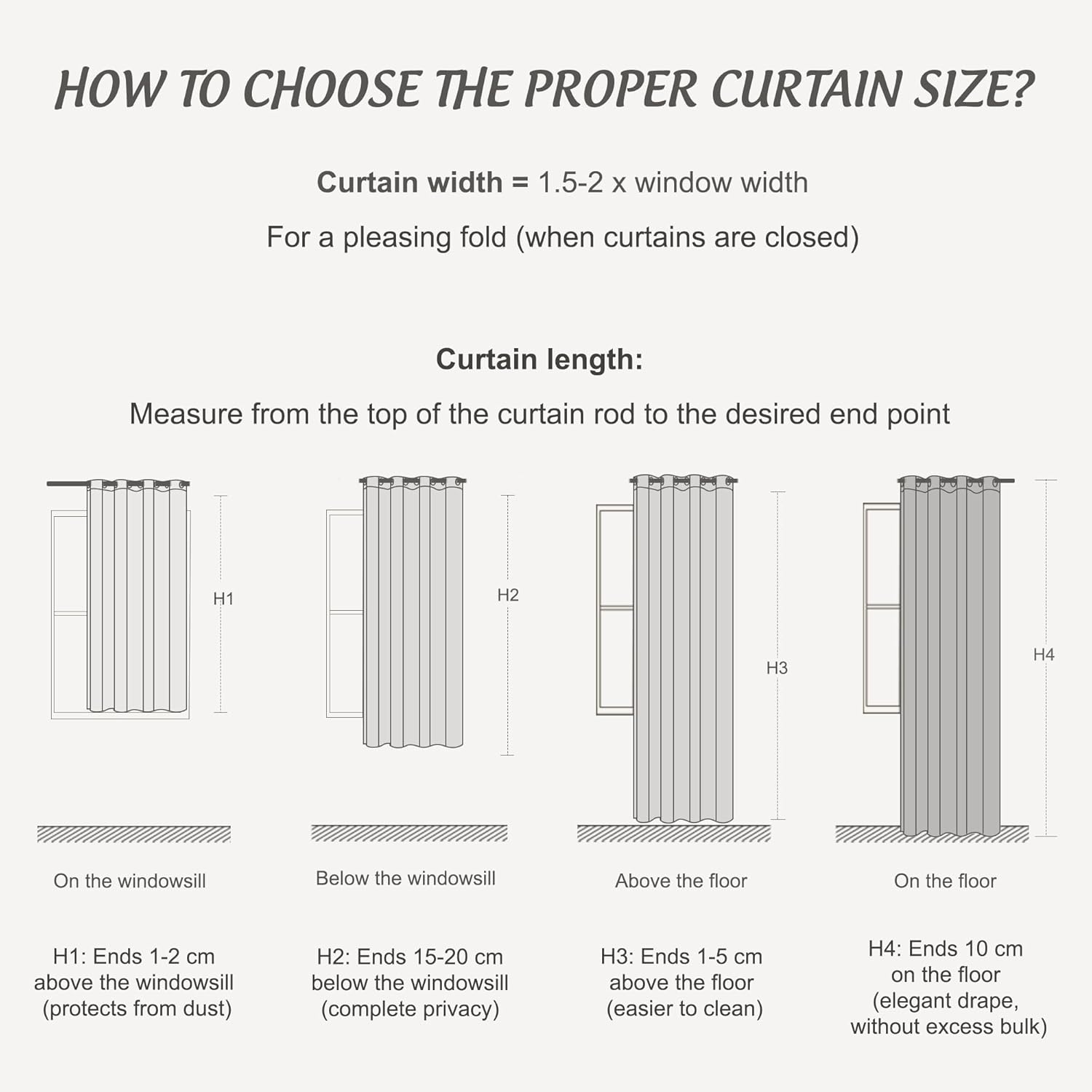 Verduisterend Thermo Gordijn Kant en Klaar Grijs 1 Stuk B 132 x H 210 cm met Oogjes