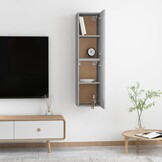 2x TV-meubel Betongrijs - Bewezen Hout - 56% Korting