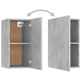 2x TV-meubel Betongrijs - Bewezen Hout - 56% Korting
