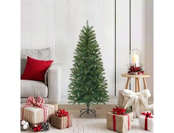 Kunstkerstboom 120 cm Groen - PVC/PE/Staal | 53% Korting
