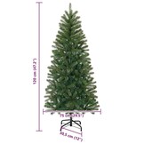 Kunstkerstboom 120 cm Groen - PVC/PE/Staal | 53% Korting