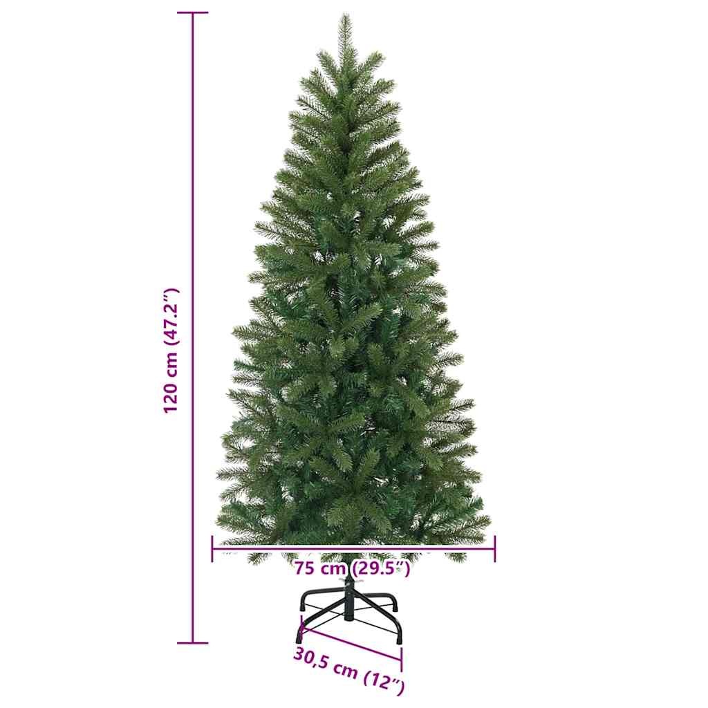Kunstkerstboom 120 cm Groen - PVC/PE/Staal | 53% Korting