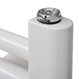 VidaXL Rechte Handdoekenradiator Wit - 500x764 mm (60% Korting)