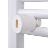 VidaXL Rechte Handdoekenradiator Wit - 500x764 mm (60% Korting)