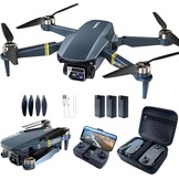 Opvouwbare drone voor beginners met 4K camera, 800m bereik en 60+ min vliegtijd (3 accu's)