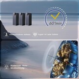 Opvouwbare drone voor beginners met 4K camera, 800m bereik en 60+ min vliegtijd (3 accu's)