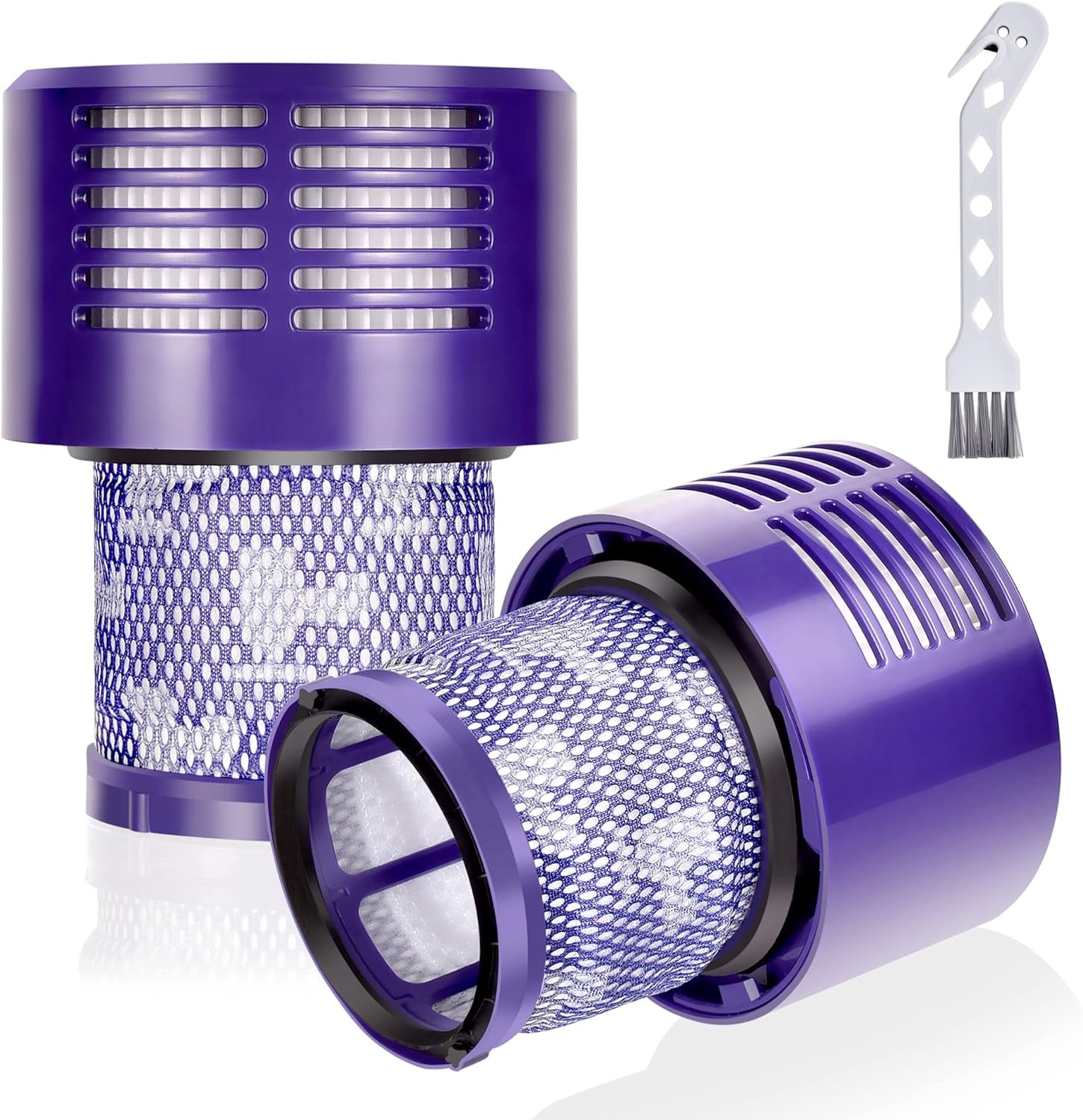 Dyson V10 SV12 Voormotorfilter HEPA 2 stuks met reinigingsborstel voor Cyclone Animal Absolute accustofzuiger