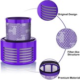 Dyson V10 SV12 Voormotorfilter HEPA 2 stuks met reinigingsborstel voor Cyclone Animal Absolute accustofzuiger
