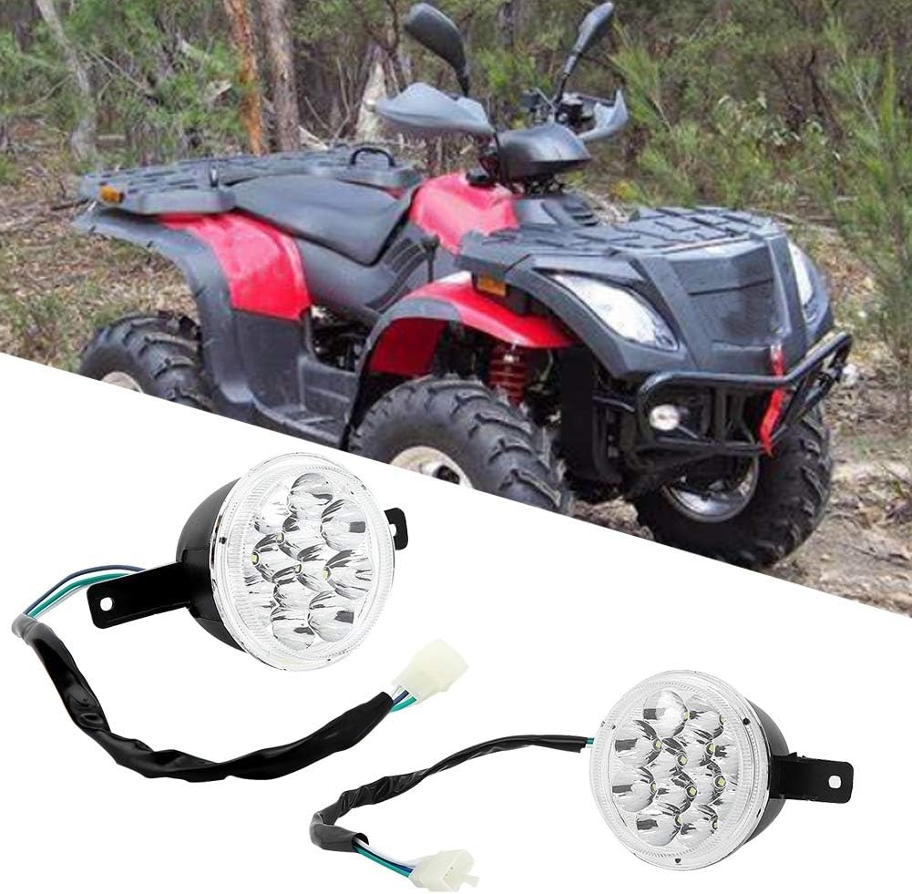 LED Koplamp 12V voor Motorfiets Quad ATV Crossmotor 150cc 250cc, Links & Rechts Set
