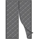 HOWIN Thermisch Deur Isolatiegordijn Magneet 90 x 200 cm Grijs