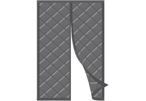 Magneet Deurgordijn 90x200cm Grijs | Bespaar Energie (47% Korting)