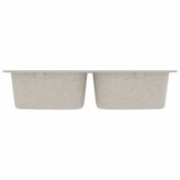 vidaXL Keukenwasbak Beige Graniet (70% Korting!)