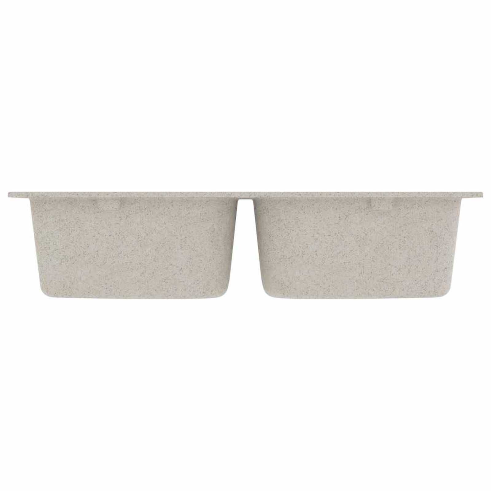 vidaXL Keukenwasbak Beige Graniet (70% Korting!)