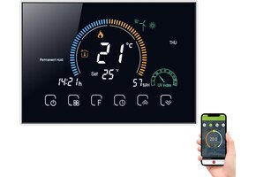 42% Korting: Slimme Wifi Thermostaat met Touchscreen