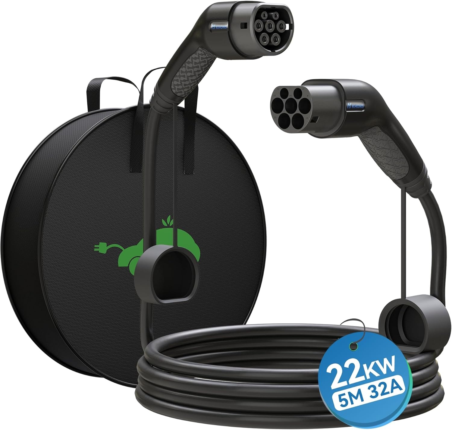 EV Oplaadkabel Type 2: 22kW, 5m - Nu 30% Korting!