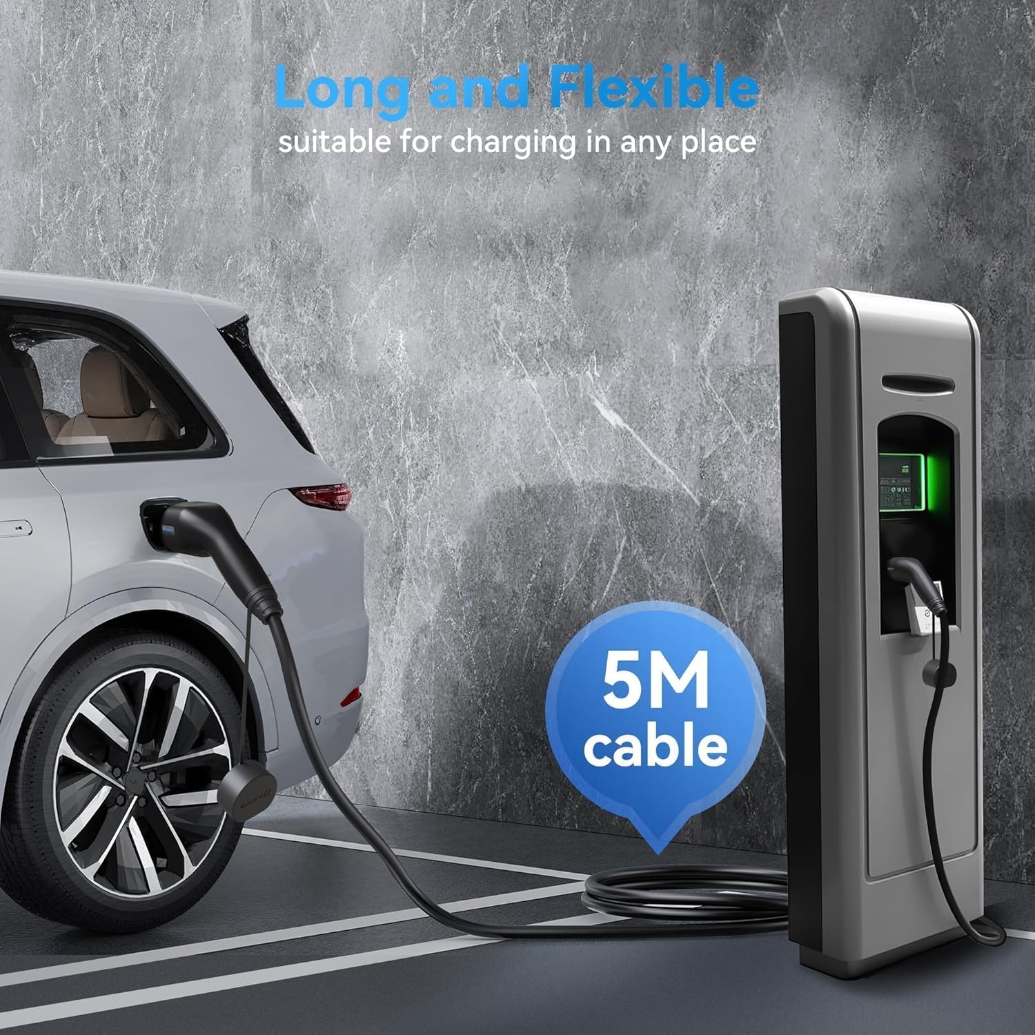 EV Oplaadkabel Type 2: 22kW, 5m - Nu 30% Korting!