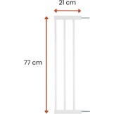 Hauck Deur/Traphek Verlengstuk 21cm Wit - 32% Korting