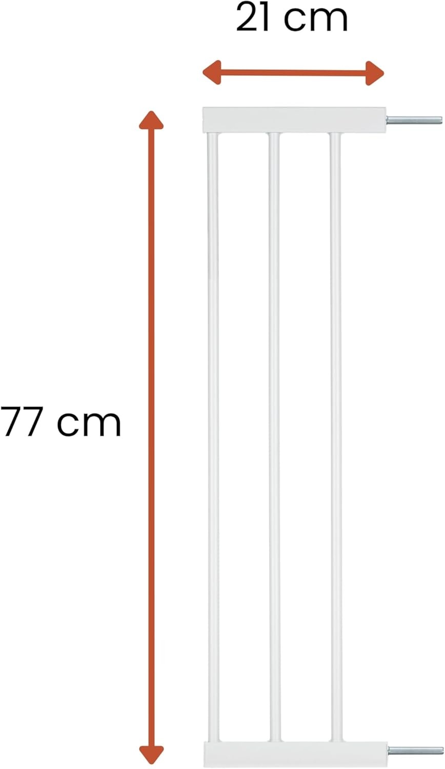 Hauck Deur/Traphek Verlengstuk 21cm Wit - 32% Korting