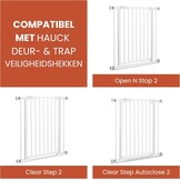 Hauck Deur/Traphek Verlengstuk 21cm Wit - 32% Korting