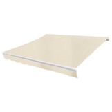 vidaXL Luifeldoek Crème 4x3m - 71% Korting!