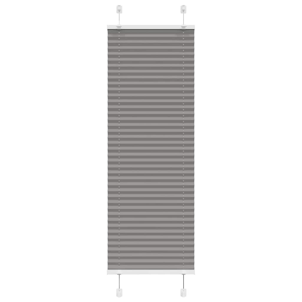 Antraciet Plissé Rolgordijn 45x100cm - 66% Korting