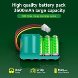 Reserveaccu Robotmaaier 3500mAh 18.5V Li-ion - 36% Korting!