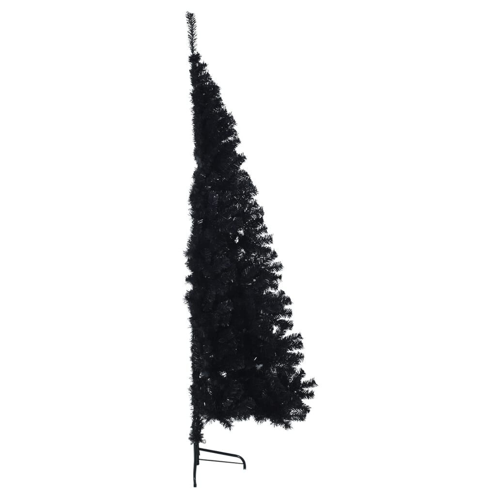 VidaXL Halve Kerstboom Zwart 210cm - 59% Korting!