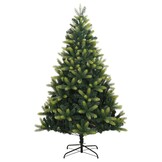 Kunstkerstboom 210cm met Scharnieren & Standaard - 74% Korting!