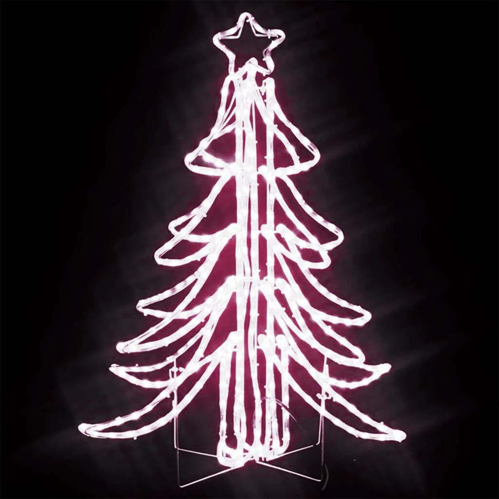 VidaXL Kerstboom met LED - 87x87x93 cm - 56% Korting