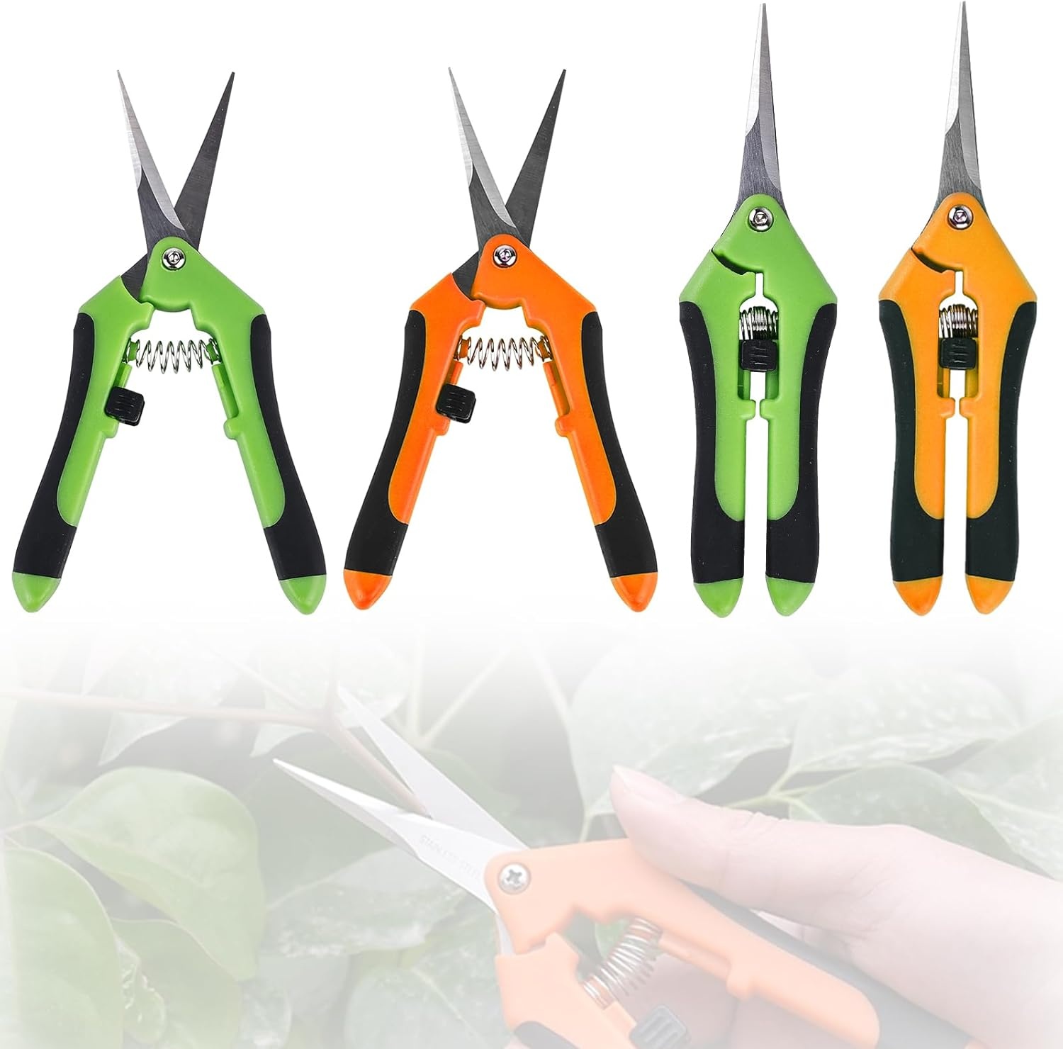 Snoeischaren & Bloemenscharen Set (4x) - 16.5cm - RVS - 47% Korting!