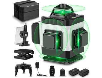 Kruislijnlaser 16 lijnen Groen (28% Korting)